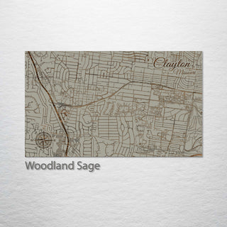 Clayton, Missouri Street Map