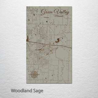 Grain Valley, Missouri Street Map