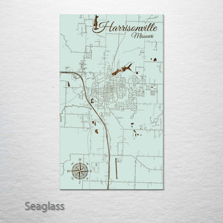 Harrisonville, Missouri Street Map