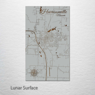 Harrisonville, Missouri Street Map