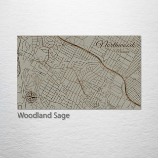 Northwoods, Missouri Street Map