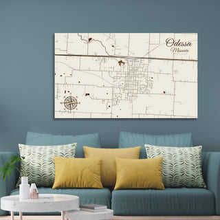 Odessa, Missouri Street Map
