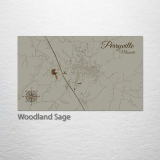 Perryville, Missouri Street Map