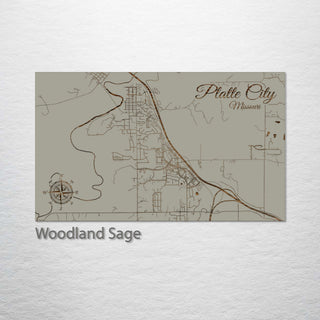 Platte City, Missouri Street Map