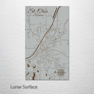 St. Clair, Missouri Street Map