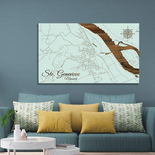 Ste. Genevieve, Missouri Street Map