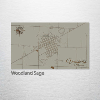 Vandalia, Missouri Street Map