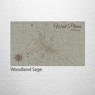 West Plains, Missouri Street Map