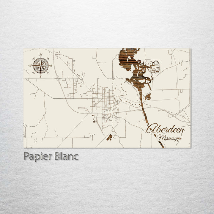 Aberdeen, Mississippi Street Map