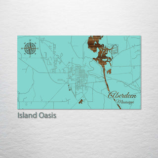Aberdeen, Mississippi Street Map