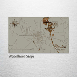 Aberdeen, Mississippi Street Map