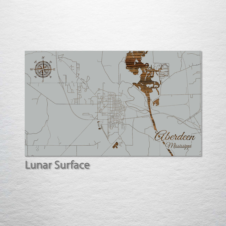 Aberdeen, Mississippi Street Map
