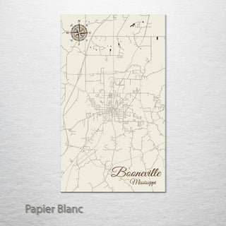 Booneville, Mississippi Street Map