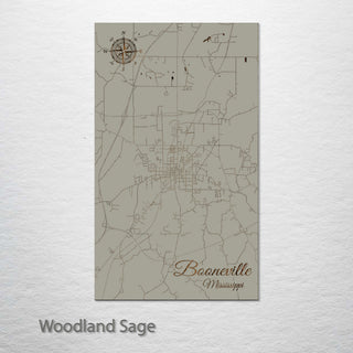 Booneville, Mississippi Street Map