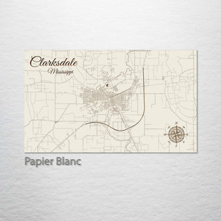 Clarksdale, Mississippi Street Map