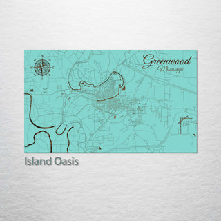 Greenwood, Mississippi Street Map