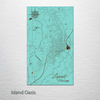 Laurel, Mississippi Street Map
