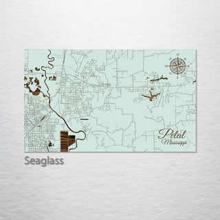 Petal, Mississippi Street Map