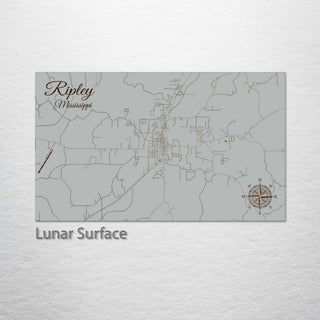 Ripley, Mississippi Street Map