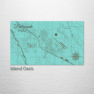Belgrade, Montana Street Map