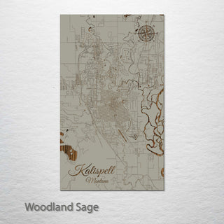 Kalispell, Montana Street Map