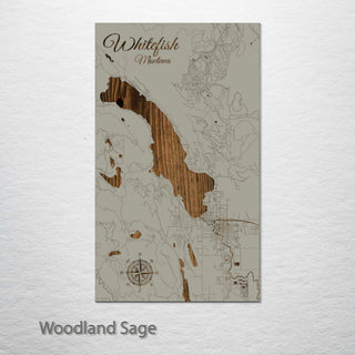 Whitefish, Montana Street Map