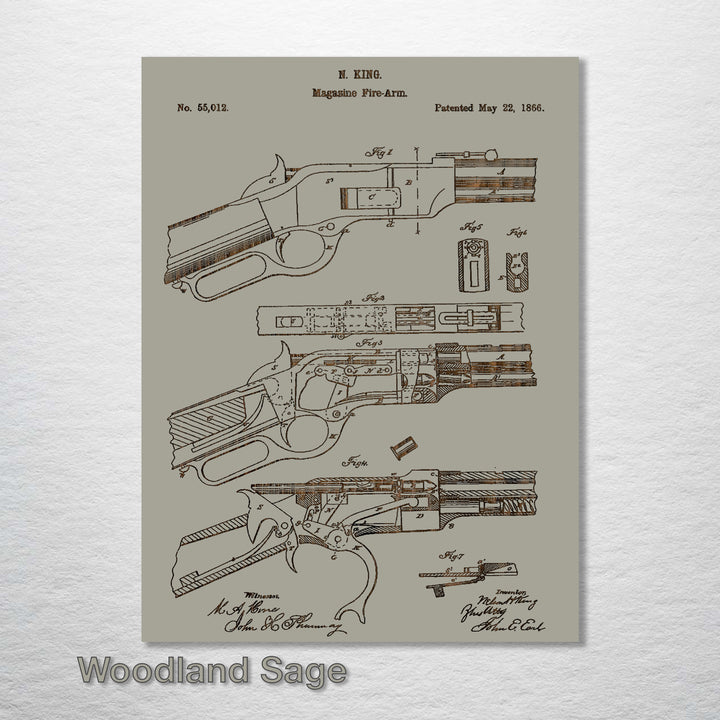 Magazine Fire Arm 1866 - Fire & Pine