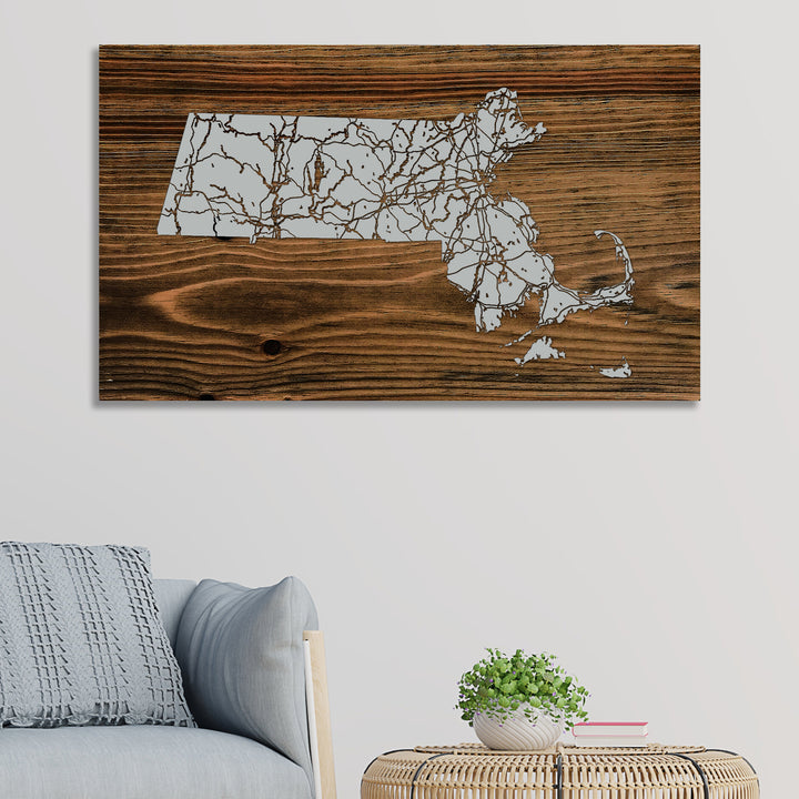 Massachusetts Isolated Map