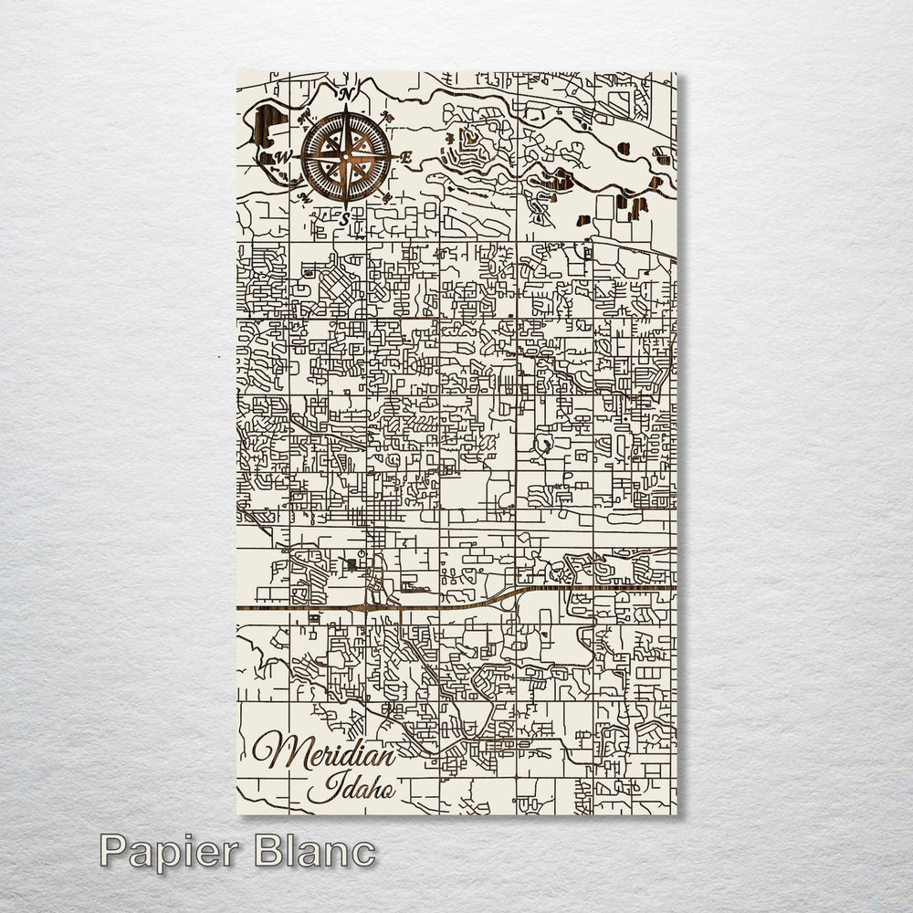 Meridian, Idaho Street Map - Fire & Pine