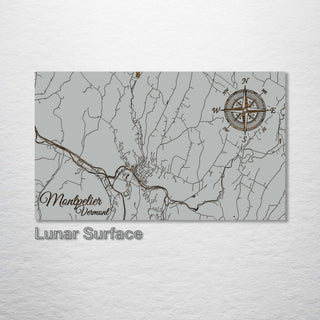 Montpelier, Vermont Street Map - Fire & Pine