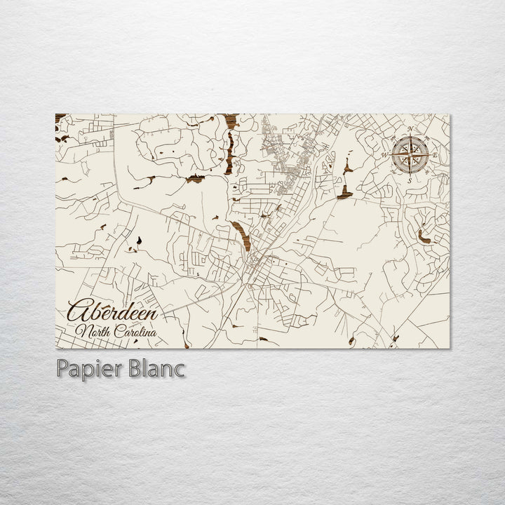 Aberdeen, North Carolina Street Map