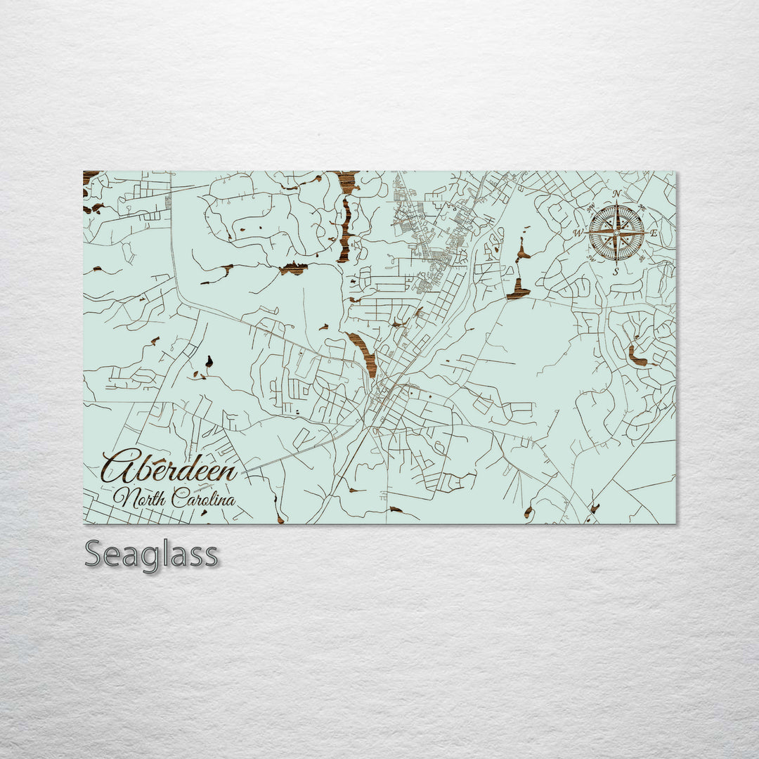 Aberdeen, North Carolina Street Map