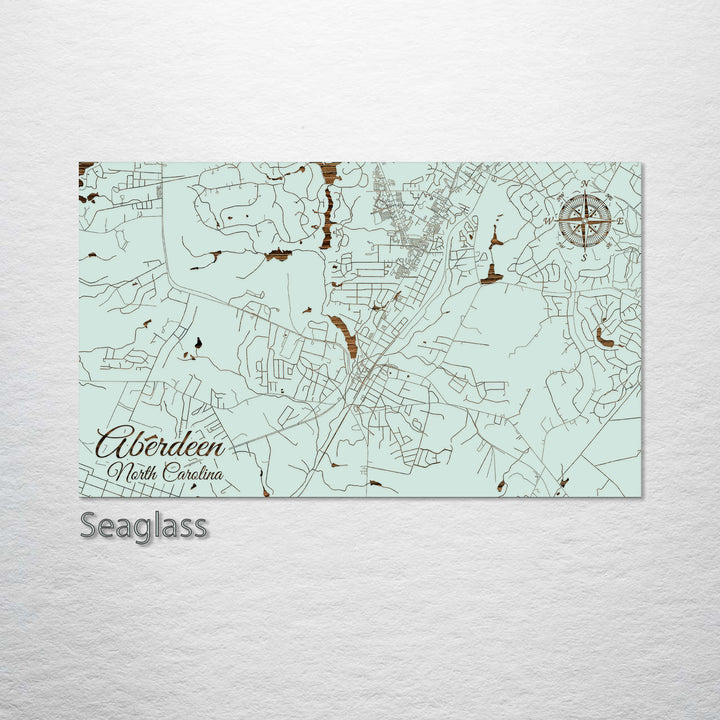 Aberdeen, North Carolina Street Map