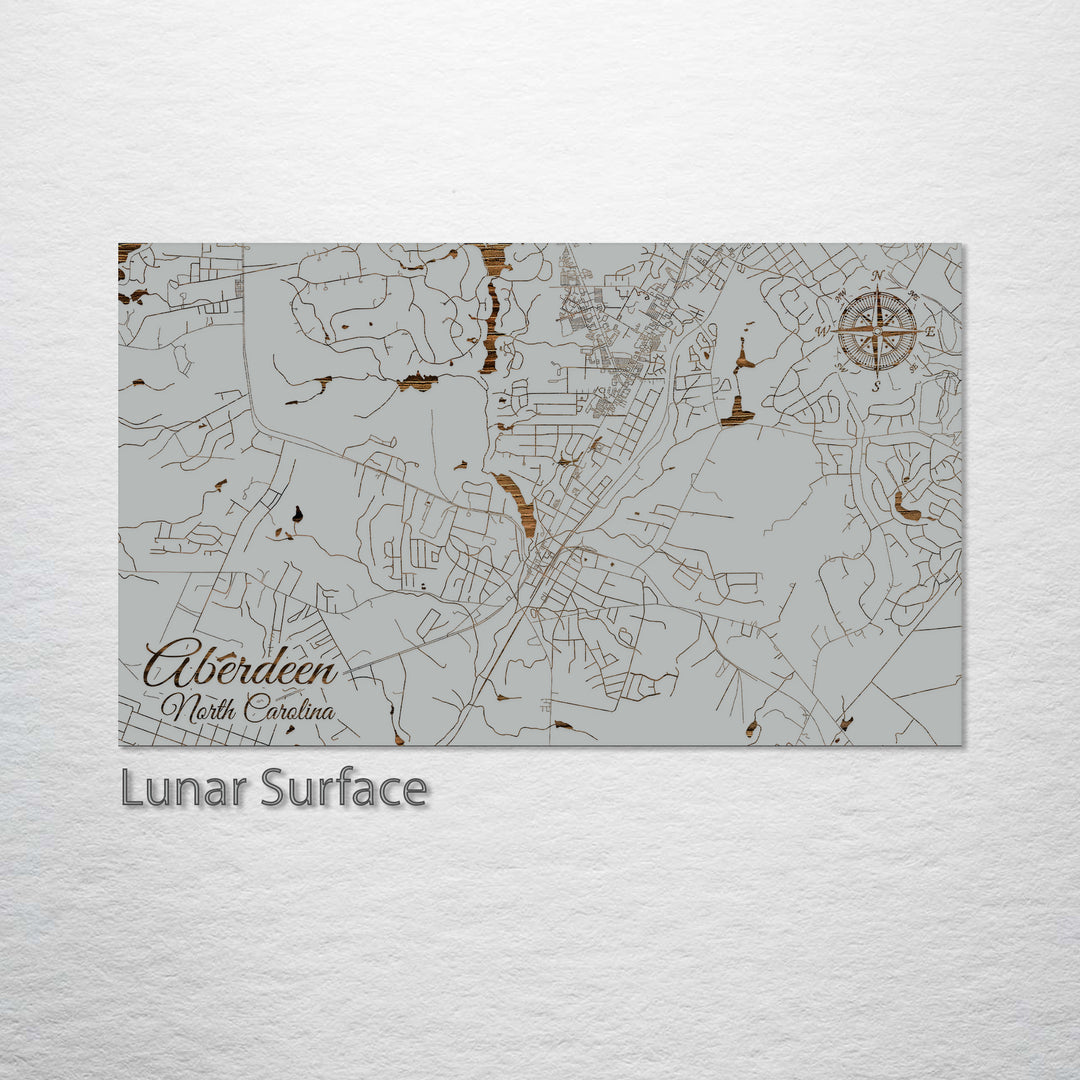 Aberdeen, North Carolina Street Map