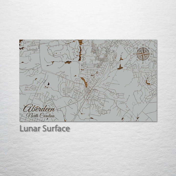 Aberdeen, North Carolina Street Map