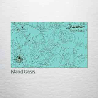 Fairview, North Carolina Street Map