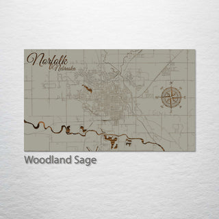 Norfolk, Nebraska Street Map