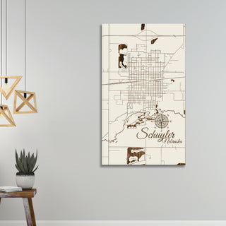 Schuyler, Nebraska Street Map