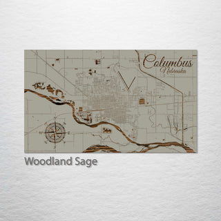 Columbus, Nebraska Street Map