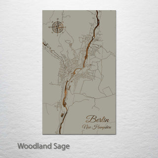 Berlin, New Hampshire Street Map