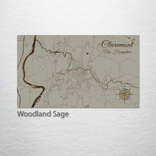 Claremont, New Hampshire Street Map