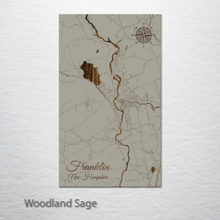 Franklin, New Hampshire Street Map