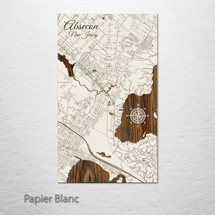 Absecon, New Jersey Street Map