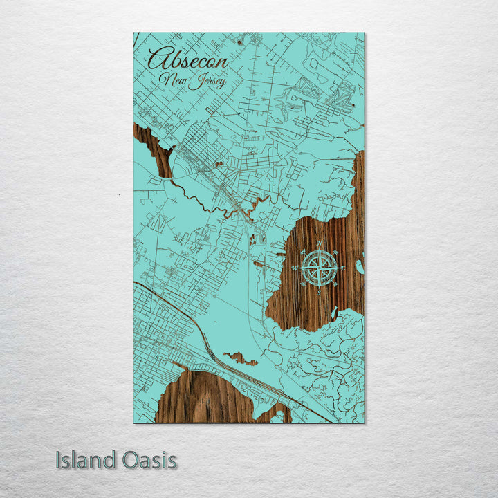 Absecon, New Jersey Street Map