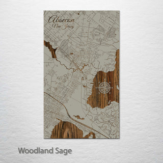 Absecon, New Jersey Street Map