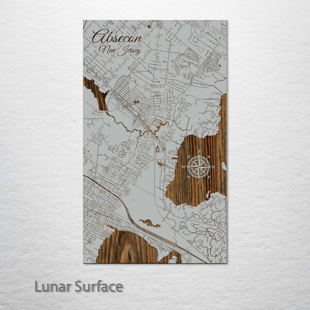 Absecon, New Jersey Street Map