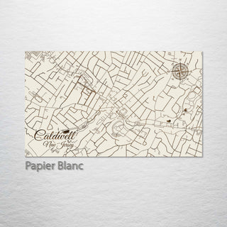 Caldwell, New Jersey Street Map