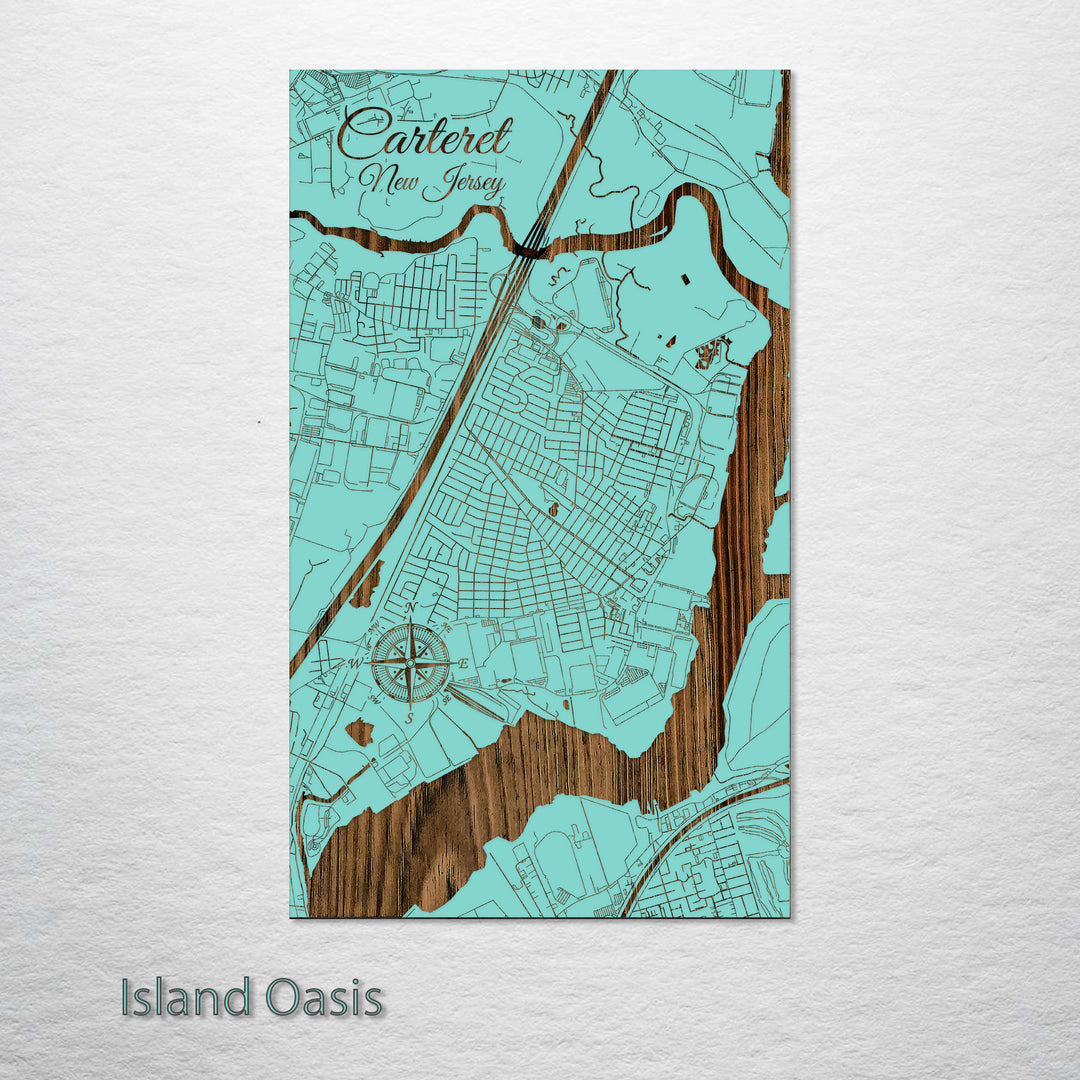 Carteret, New Jersey Street Map