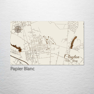 Clayton, New Jersey Street Map