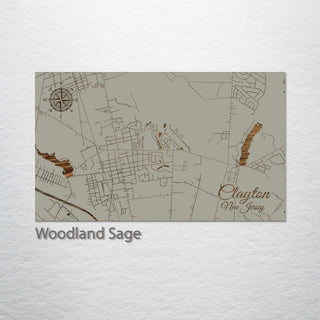 Clayton, New Jersey Street Map